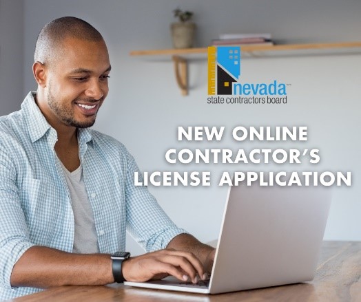 New online contractor's license application.